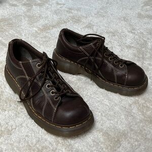 Vintage Dr.Martens brown leather shoes